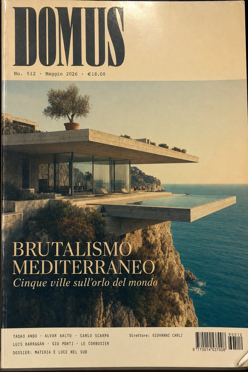1970s Architecture Magazine Cover AI image template preview