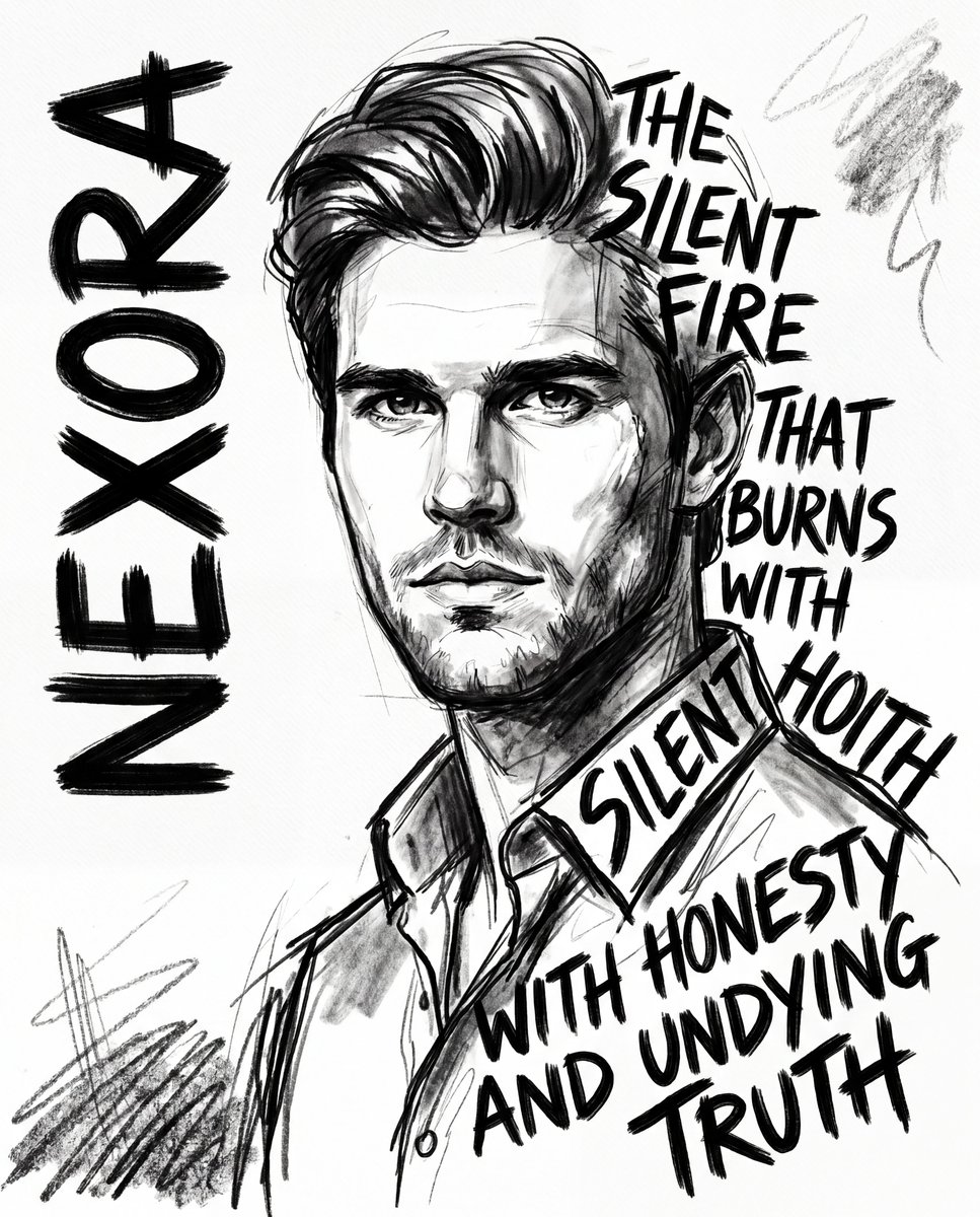 Expressionist Sketch Art Poster AI image template preview