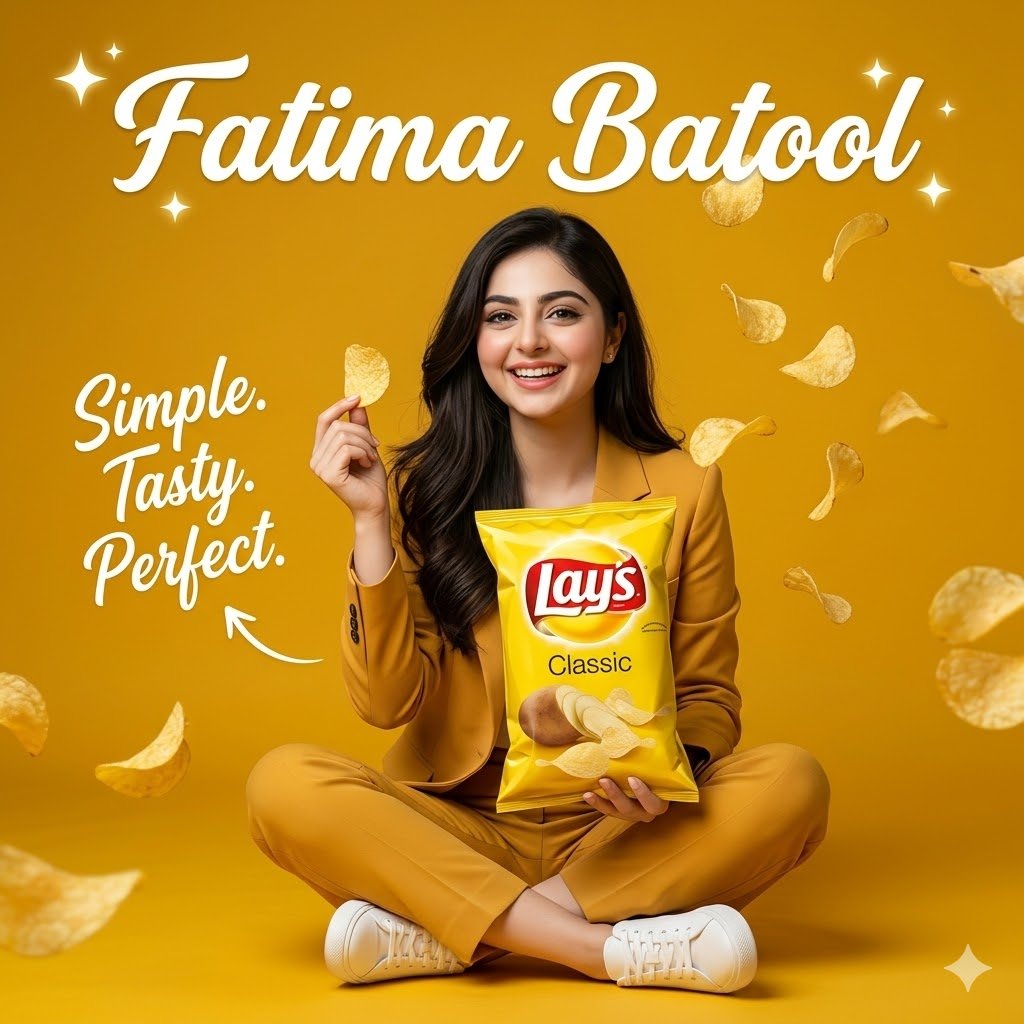 Modern Snack Commercial Advertisement AI image template preview