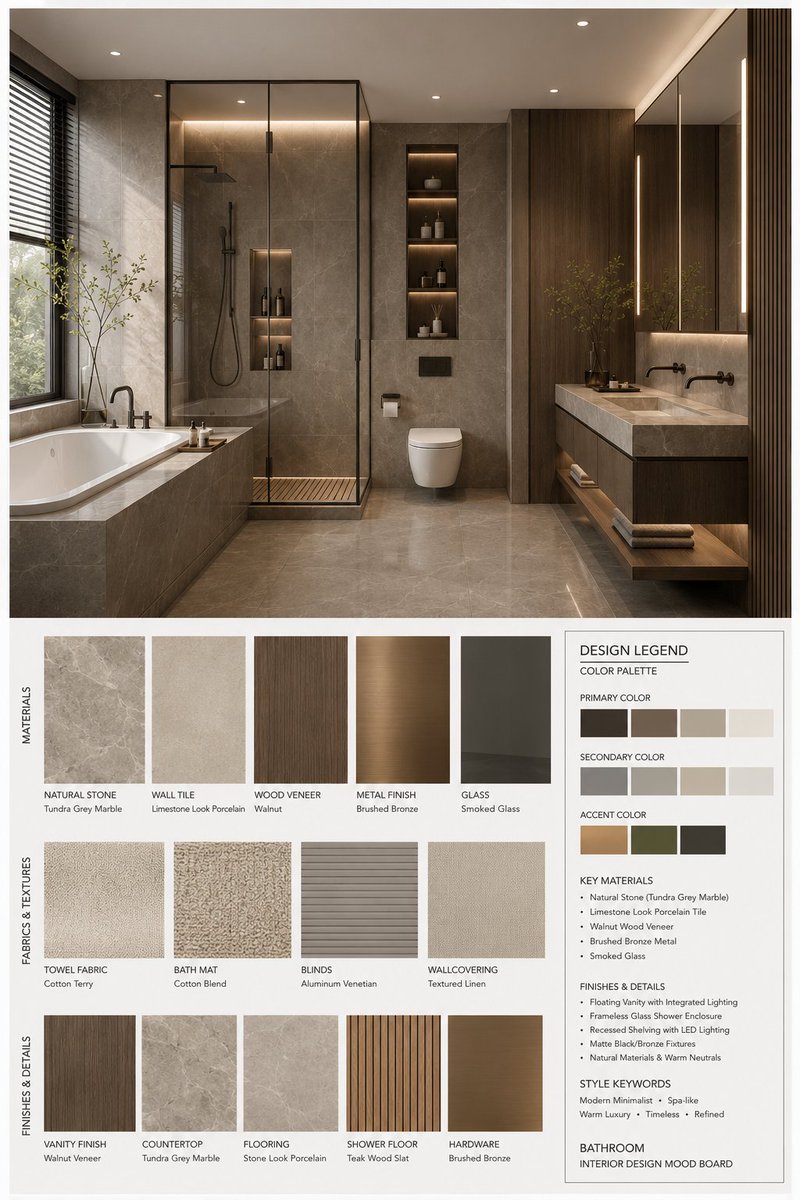 Interior Design Mood Board Generator AI image template preview