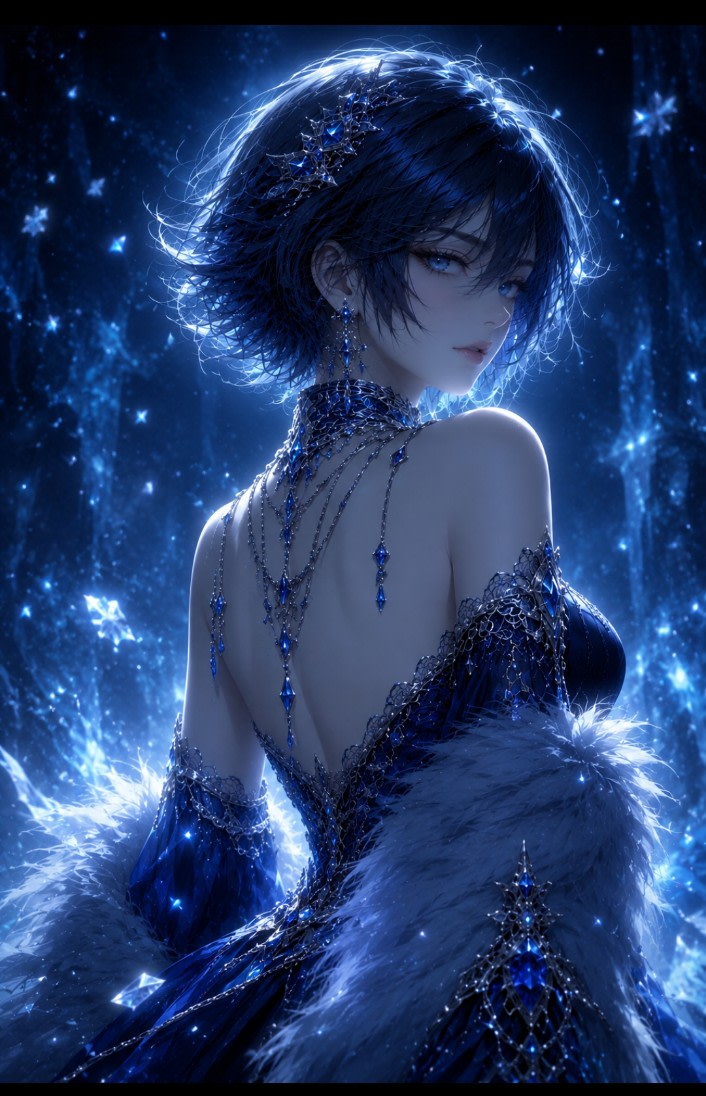Dark Fantasy Anime Gothic Portrait example 2