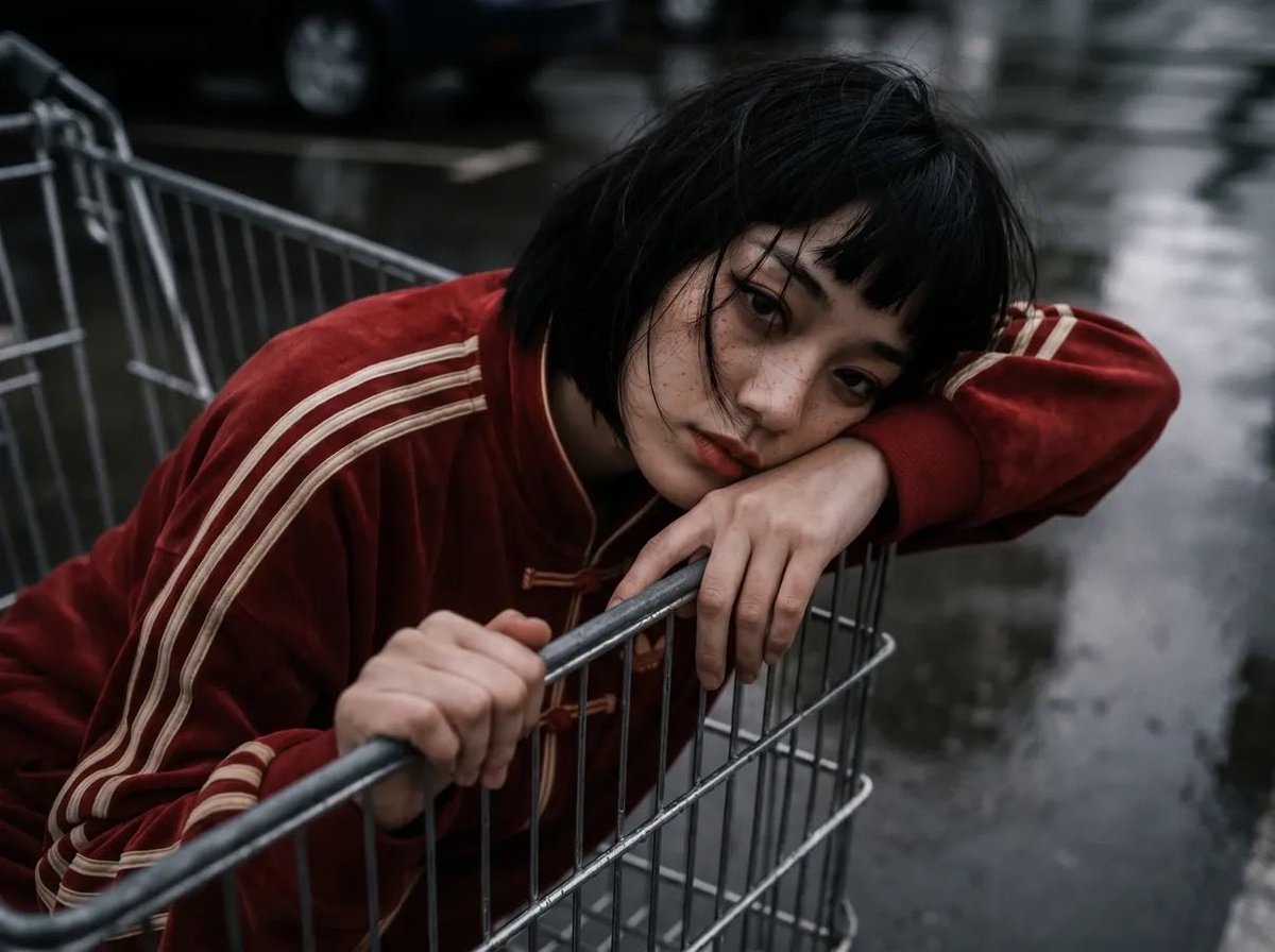 Shopping Trolley POV Fashion Photography example 4