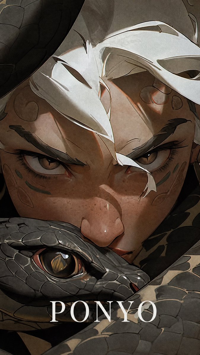 Half-Human Raven God Card Portrait example 2