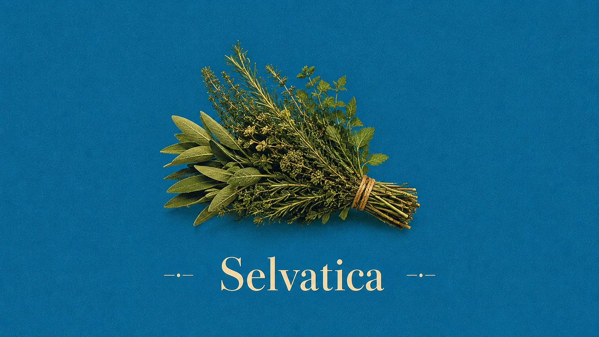 Vintage Mediterranean Herb Poster AI image template preview