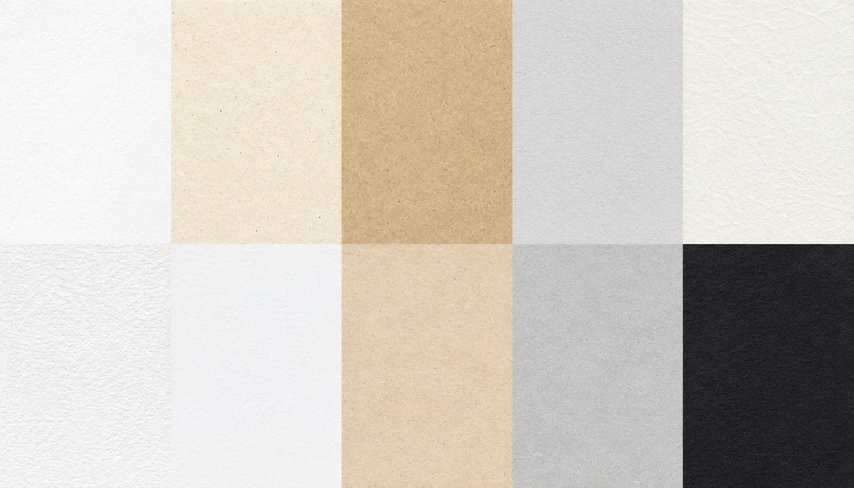 Paper Texture Swatch Grid AI image template preview