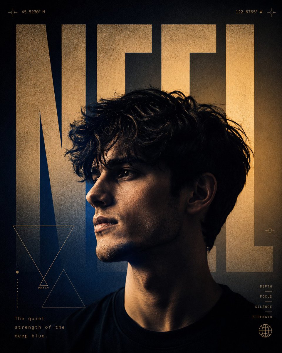 A24 Style Brutalist Portrait Poster AI image template preview