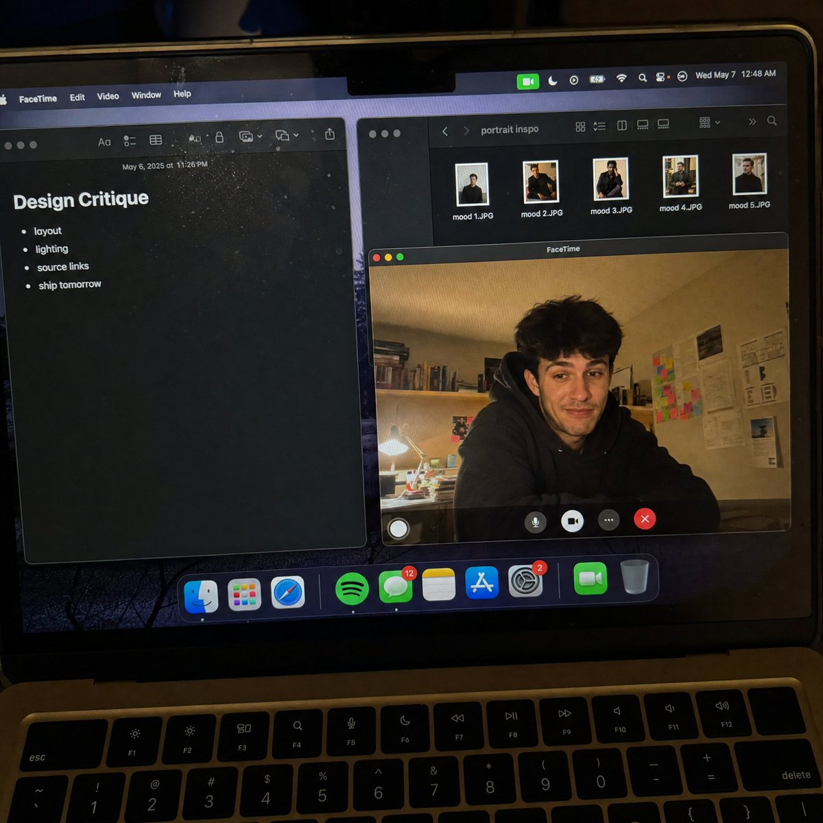 Handheld Laptop Screen POV AI image template preview