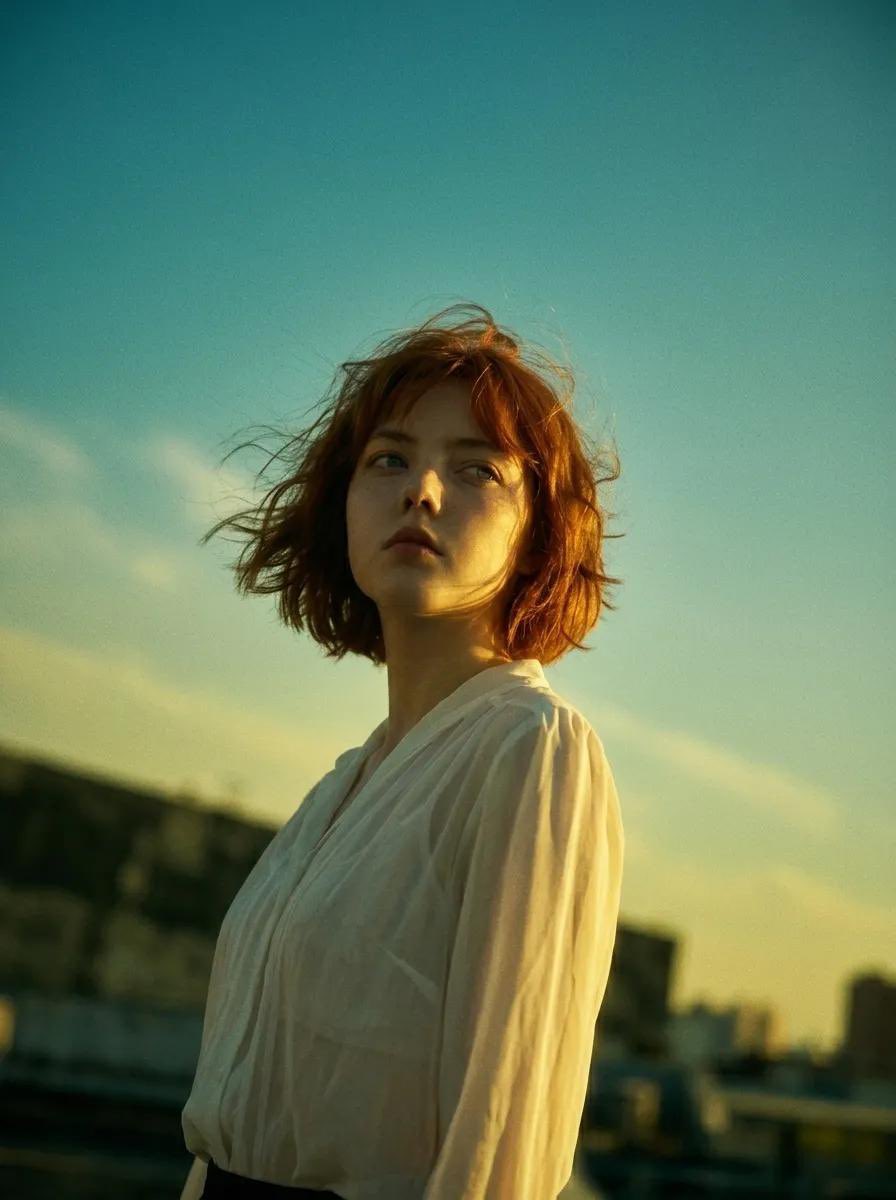 90s Hong Kong Cinema Portrait AI image template preview