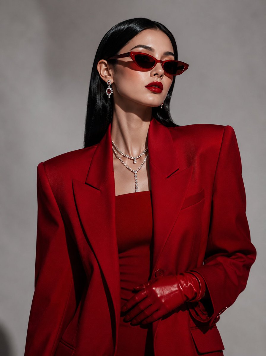 Vogue Korea Editorial Portrait AI image template preview