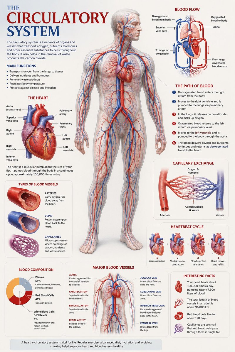 Medical Anatomy Visualization Poster AI image template preview