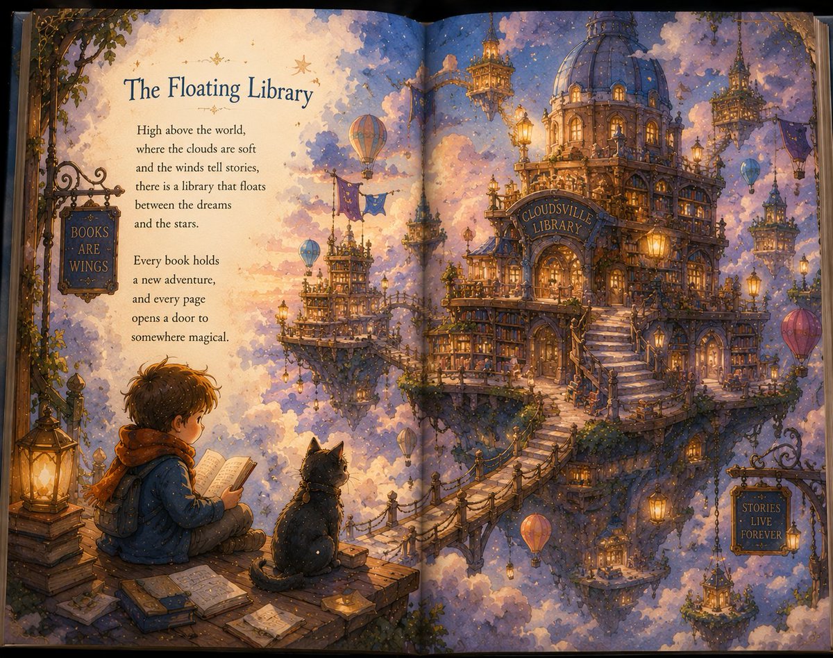 Magical Children's Storybook Illustration example 2