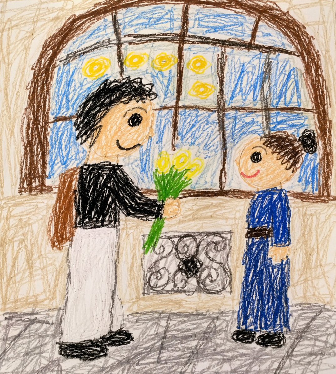 Toddler Crayon Drawing Transformation AI image template preview