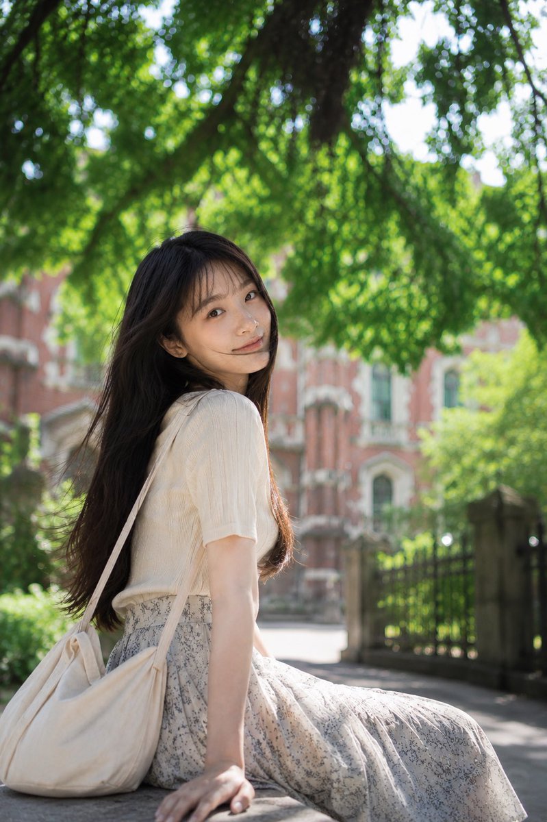 Cinematic Early Summer Japanese Portrait AI image template preview