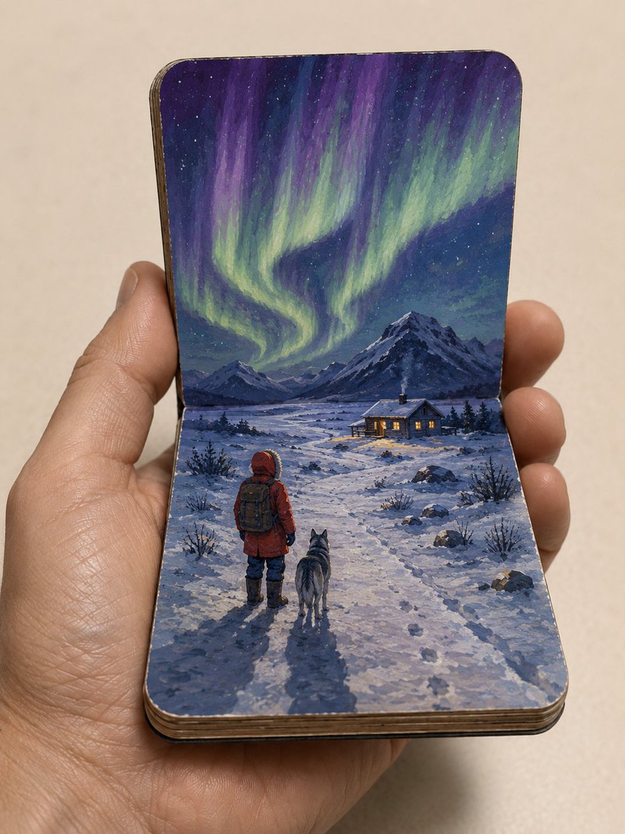 Miniature Paper Theater Sketchbook example 3