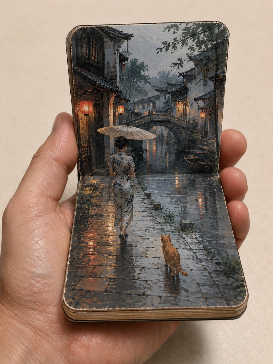 Miniature Paper Theater Sketchbook example 4