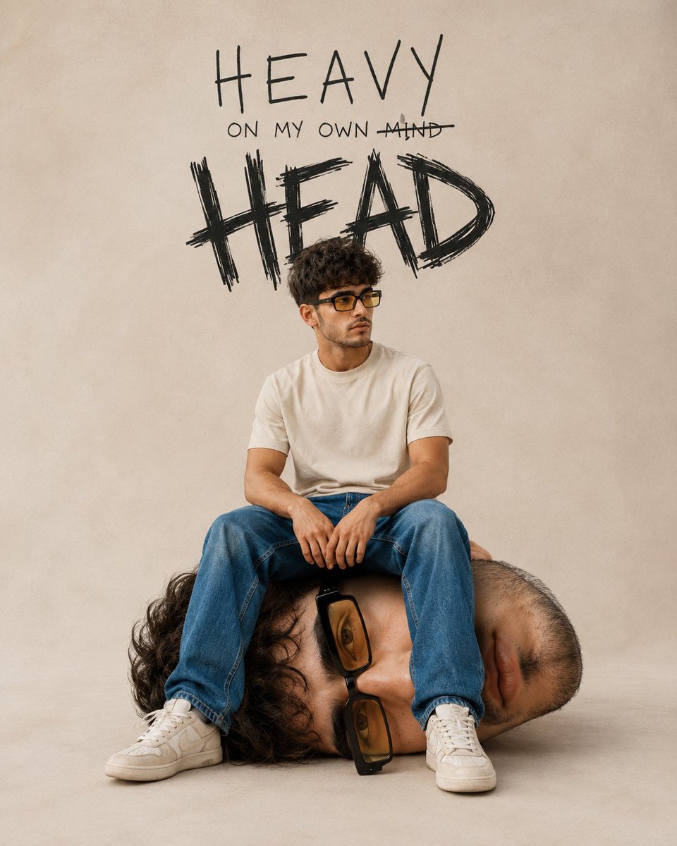 Surreal Conceptual Mind Portrait AI image template preview