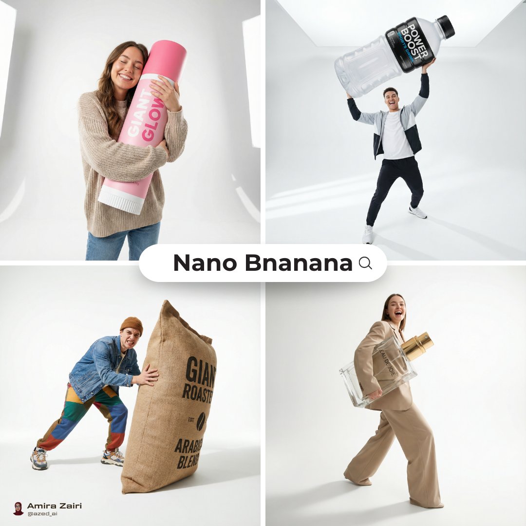 Oversized Product Editorial Fashion Shot AI image template preview