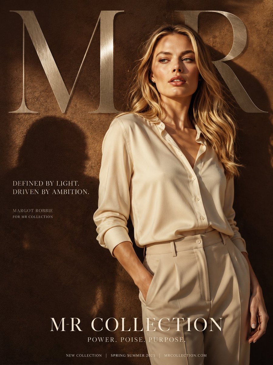 Luxury Editorial Fashion Poster Template example 2