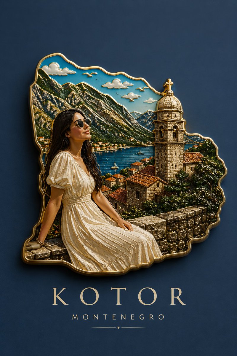 Handmade Enamel Souvenir Magnet example 2