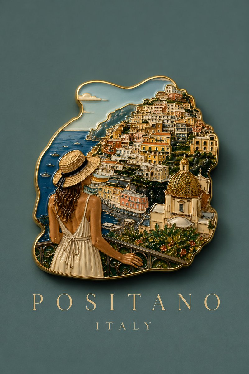 Handmade Enamel Souvenir Magnet example 3