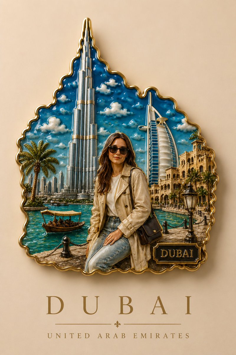 Handmade Enamel Souvenir Magnet example 4