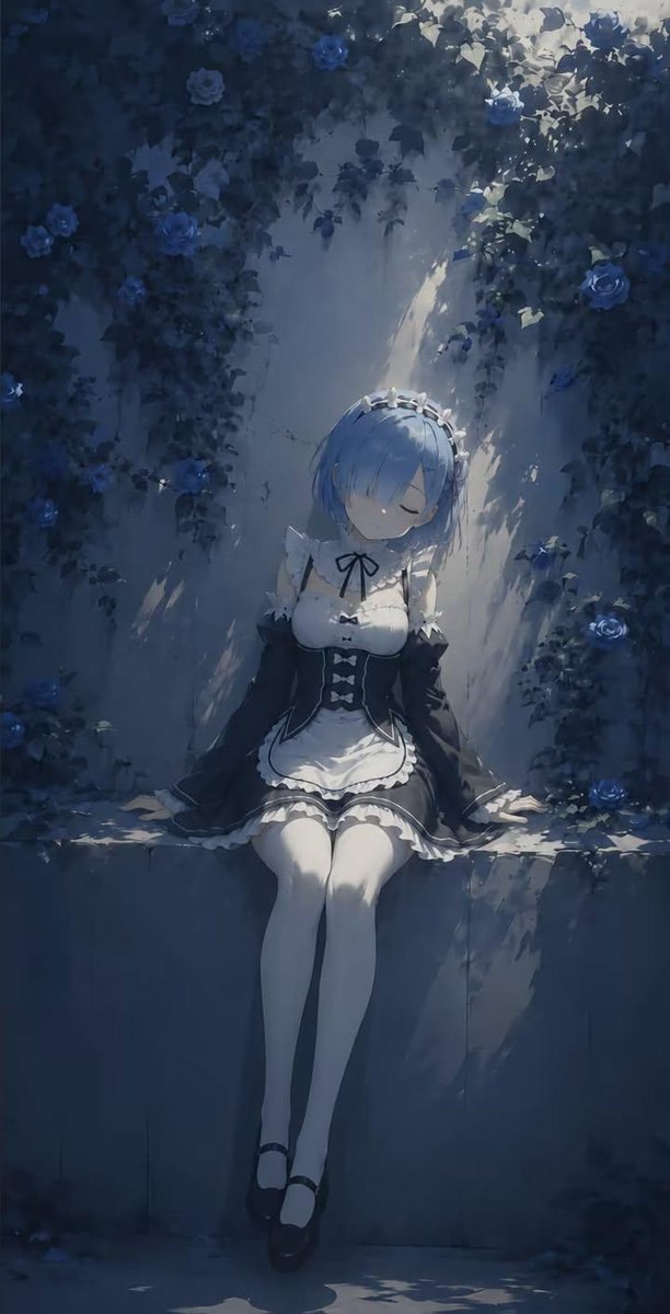 Melancholic Anime Key Visual AI image template preview