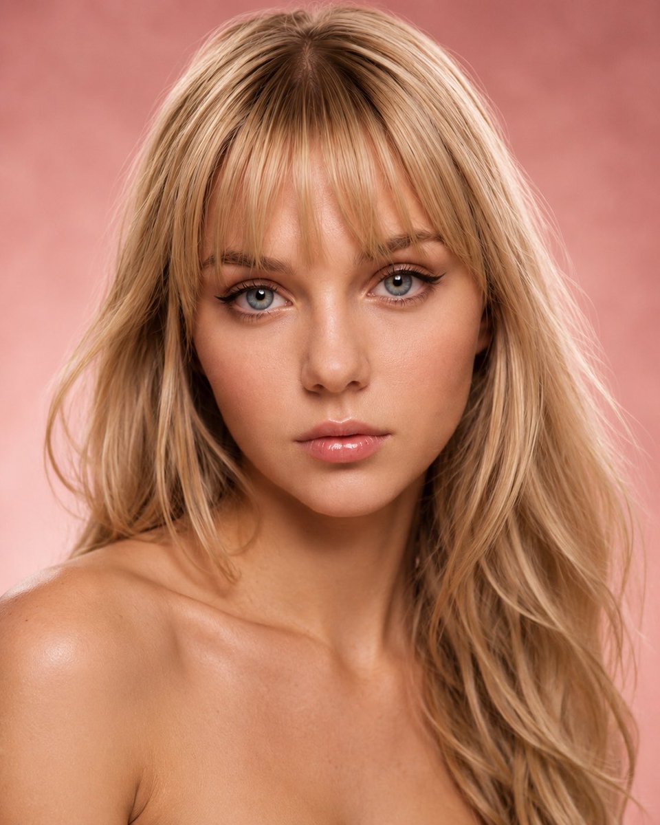 Glamour Portrait Studio Backdrop AI image template preview