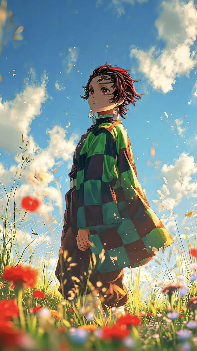 Cinematic Nature Anime Portrait AI image template preview