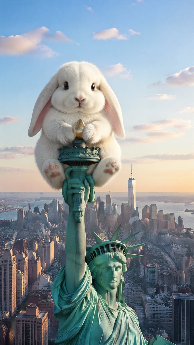 Wholesome Giant Animal in Cityscape example 2