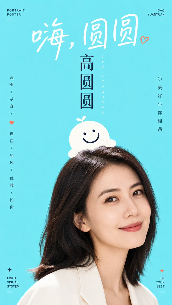 Aesthetic Graphic Fusion Portrait AI image template preview