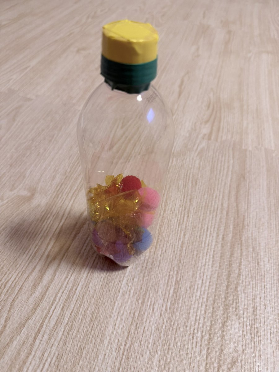 Finished Baby Sensory Bottle AI image template preview
