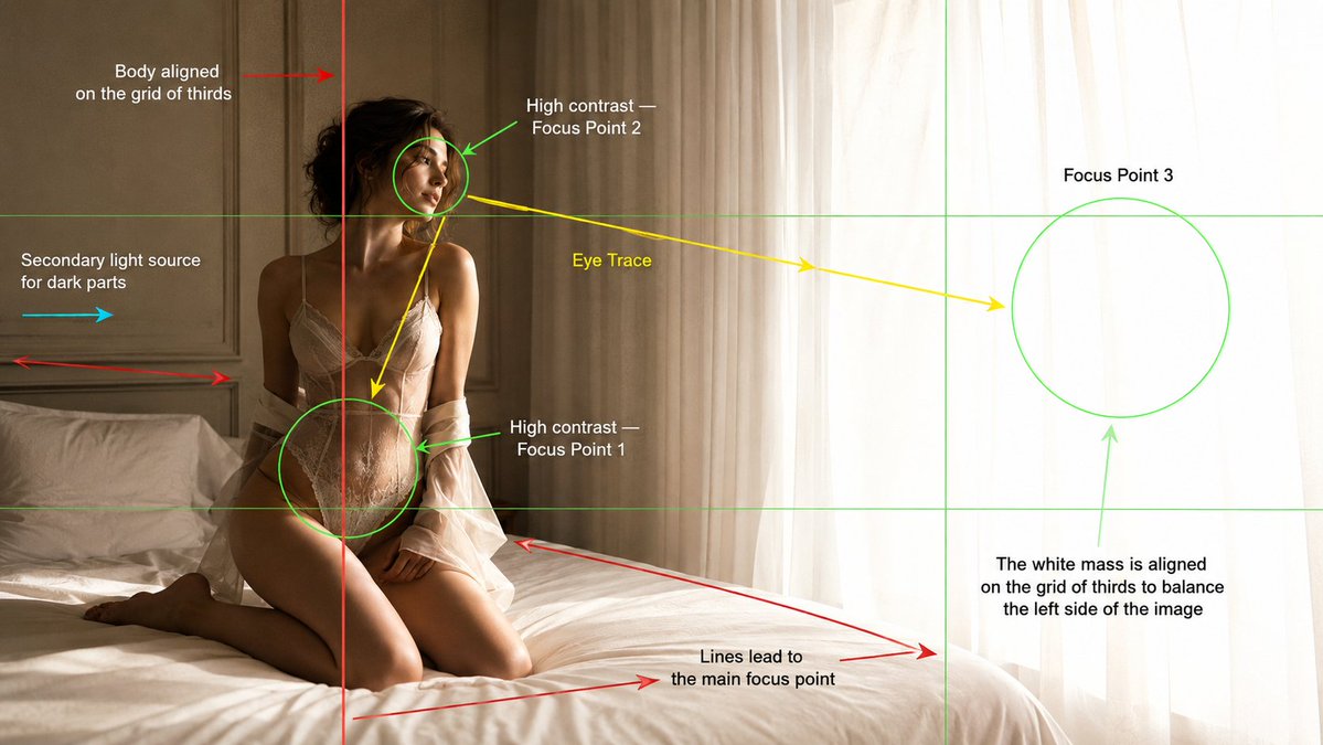 Cinematography Composition Analysis Frame AI image template preview