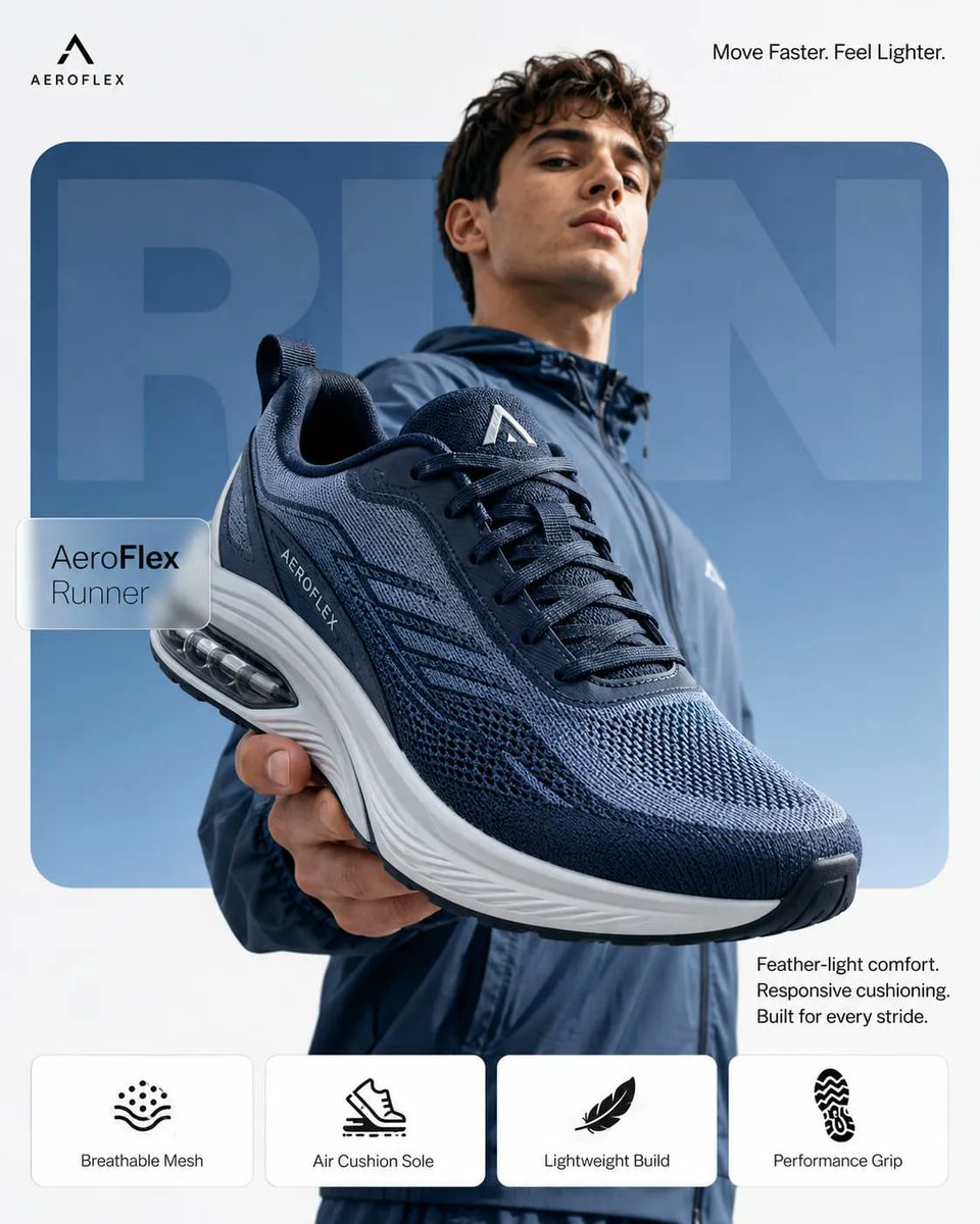 Premium Product Campaign Poster Prompt example 2
