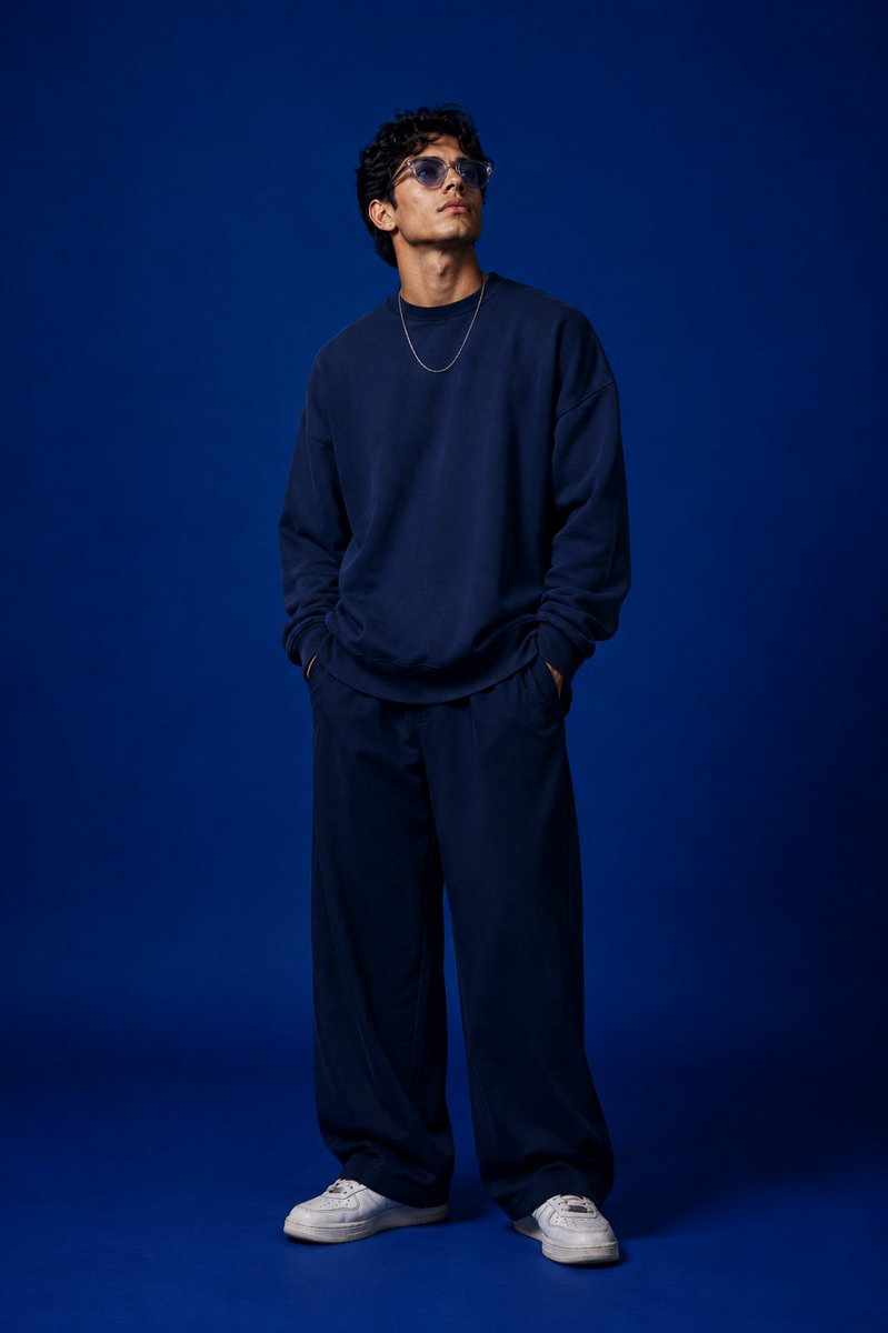 Studio Fashion Portrait Character Swap AI image template preview