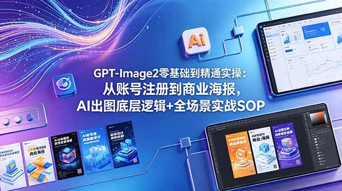 GPT-Image2 Course Banner AI image template preview