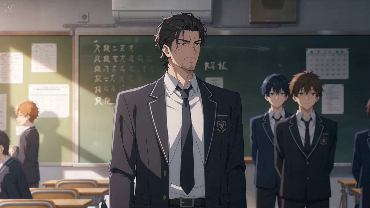 Classroom Gathering and Group Photo AI template preview