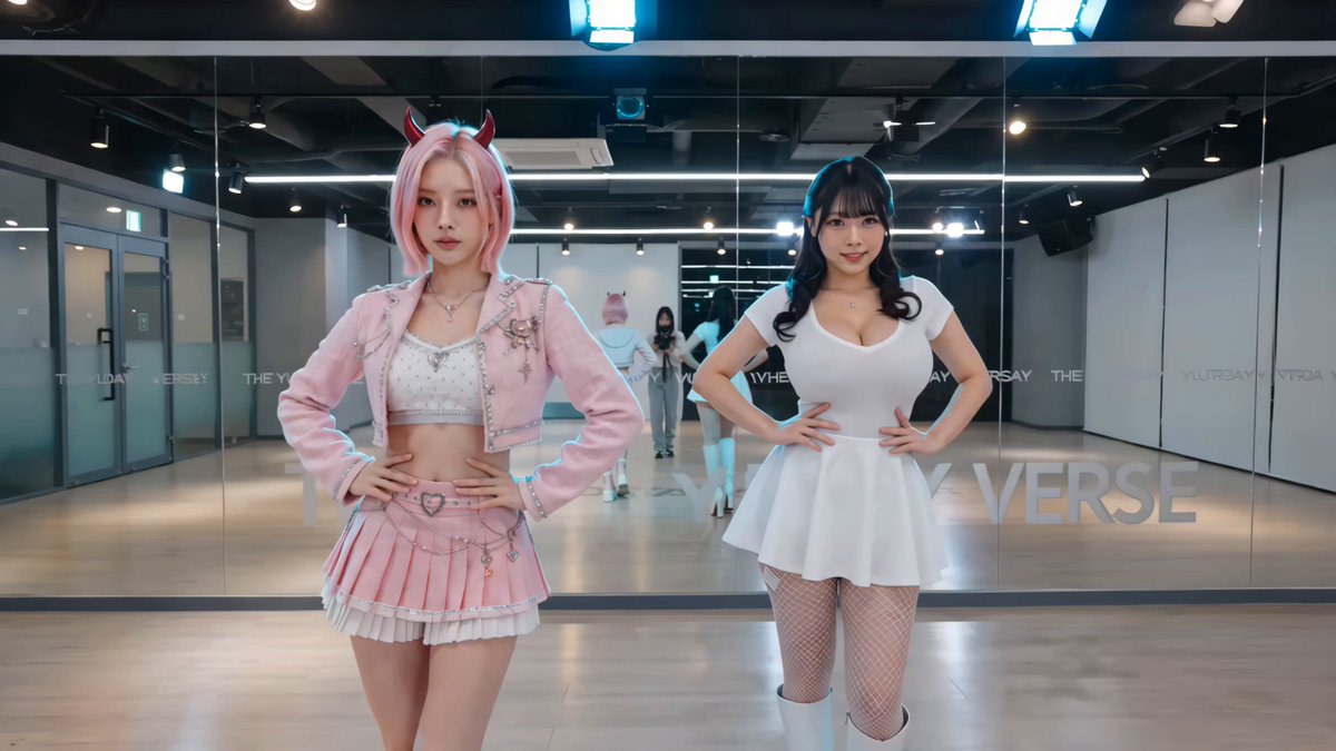 K-pop Dance Challenge Studio AI template preview