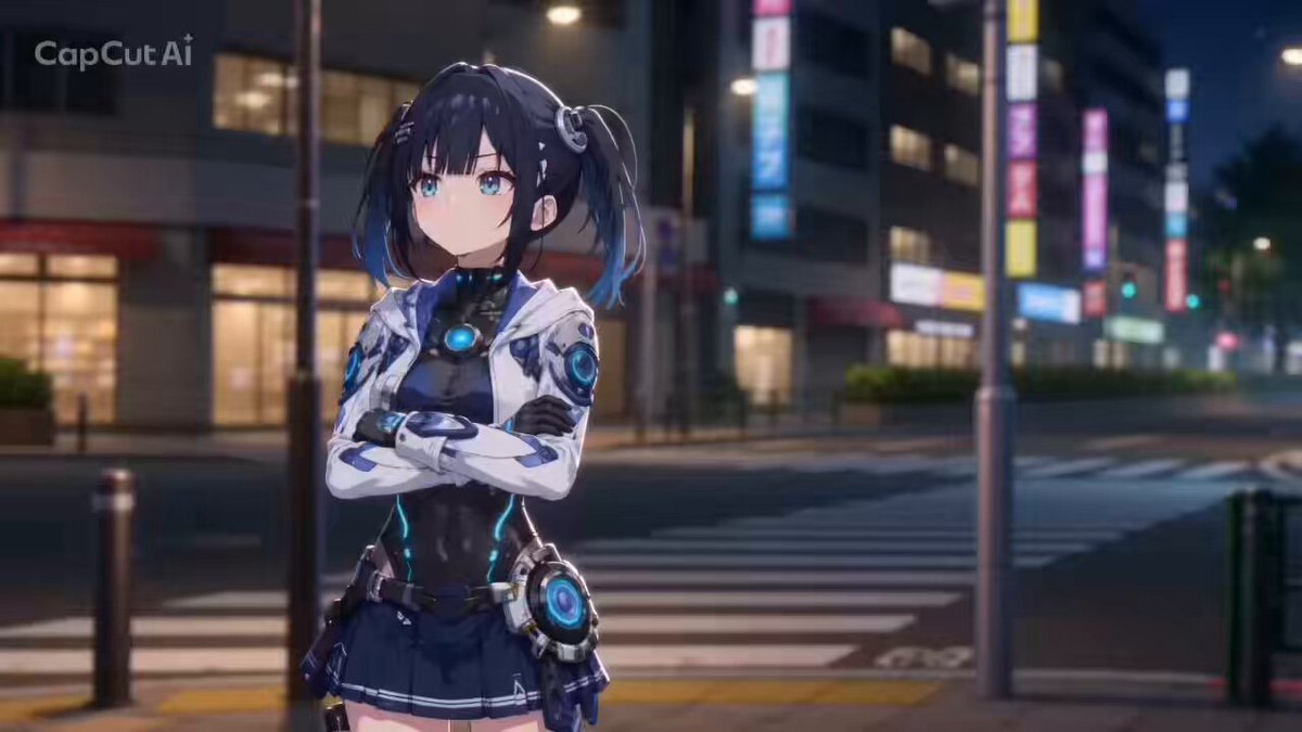 3D Cartoon Anime Scene - School Comedy Style AI template preview