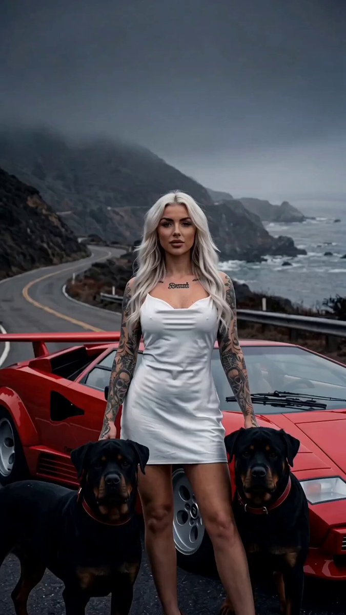 Luxury Coast Road Trip Shot Sequence AI template preview
