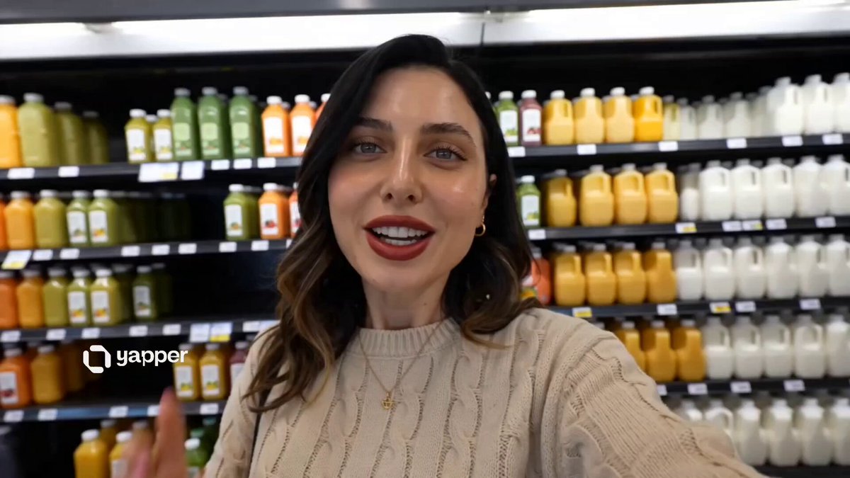 UGC Aesthetic Grocery Shopping AI template preview