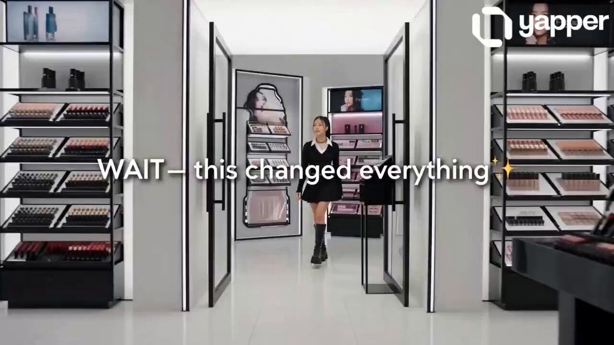 TikTok Style Beauty Product Ad AI template preview