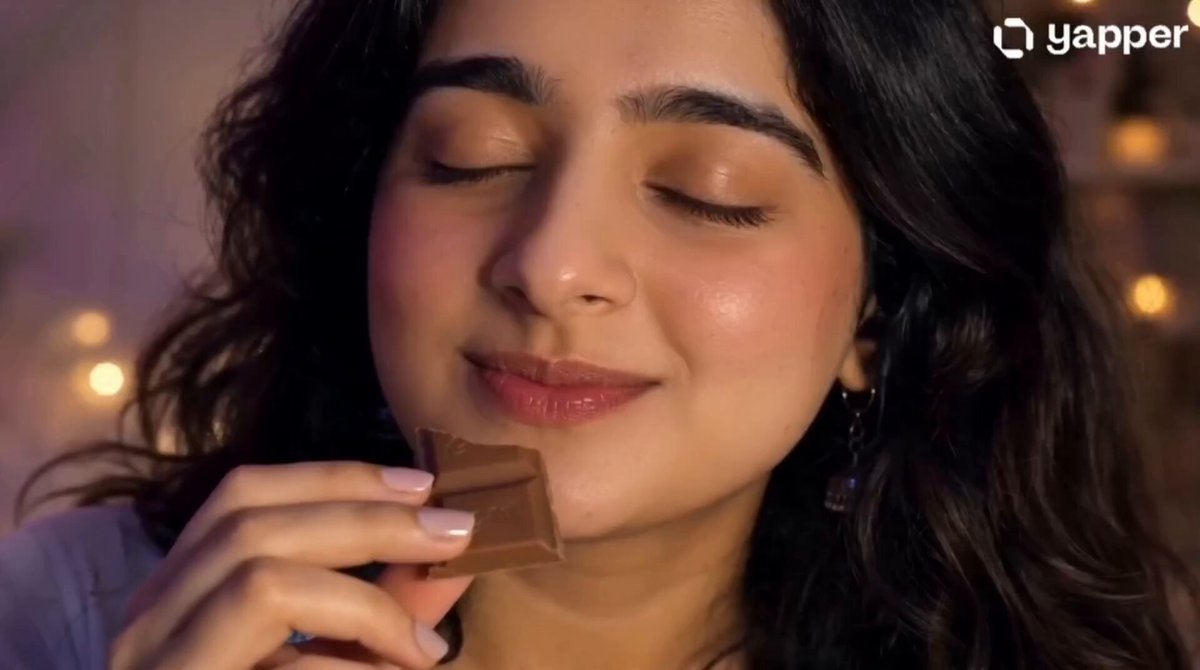 Gen-Z UGC Chocolate Video Ad AI template preview
