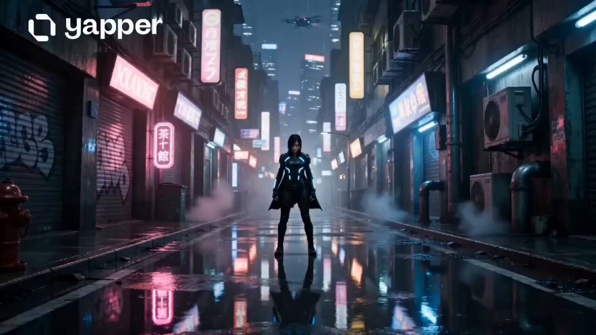 Neon Tokyo Cyberpunk Action Sequence AI template preview