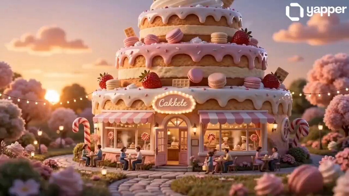 Miniature Cake Bakery World AI template preview