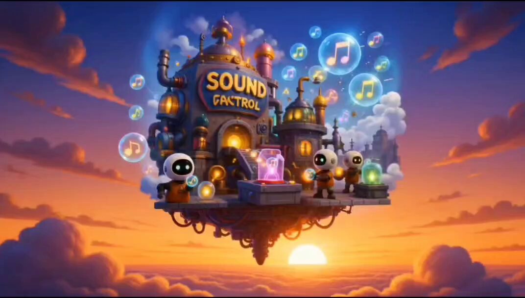 The Missing Sound Button Animation AI template preview