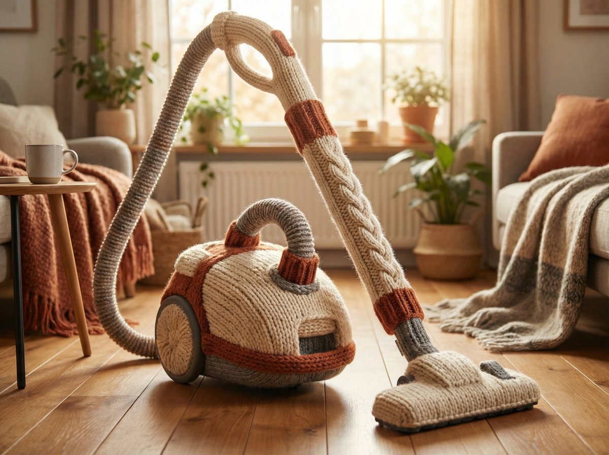Cozy Knit Industrial Design Prompt AI image template preview