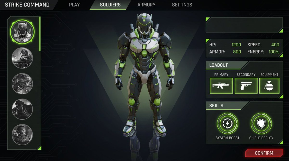 Character Selection Screen Generation AI image template preview
