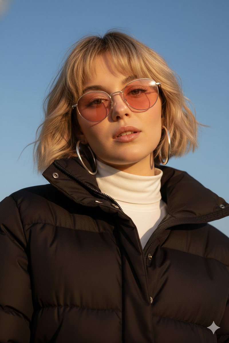 Cinematic Fashion Portrait Prompt AI image template preview