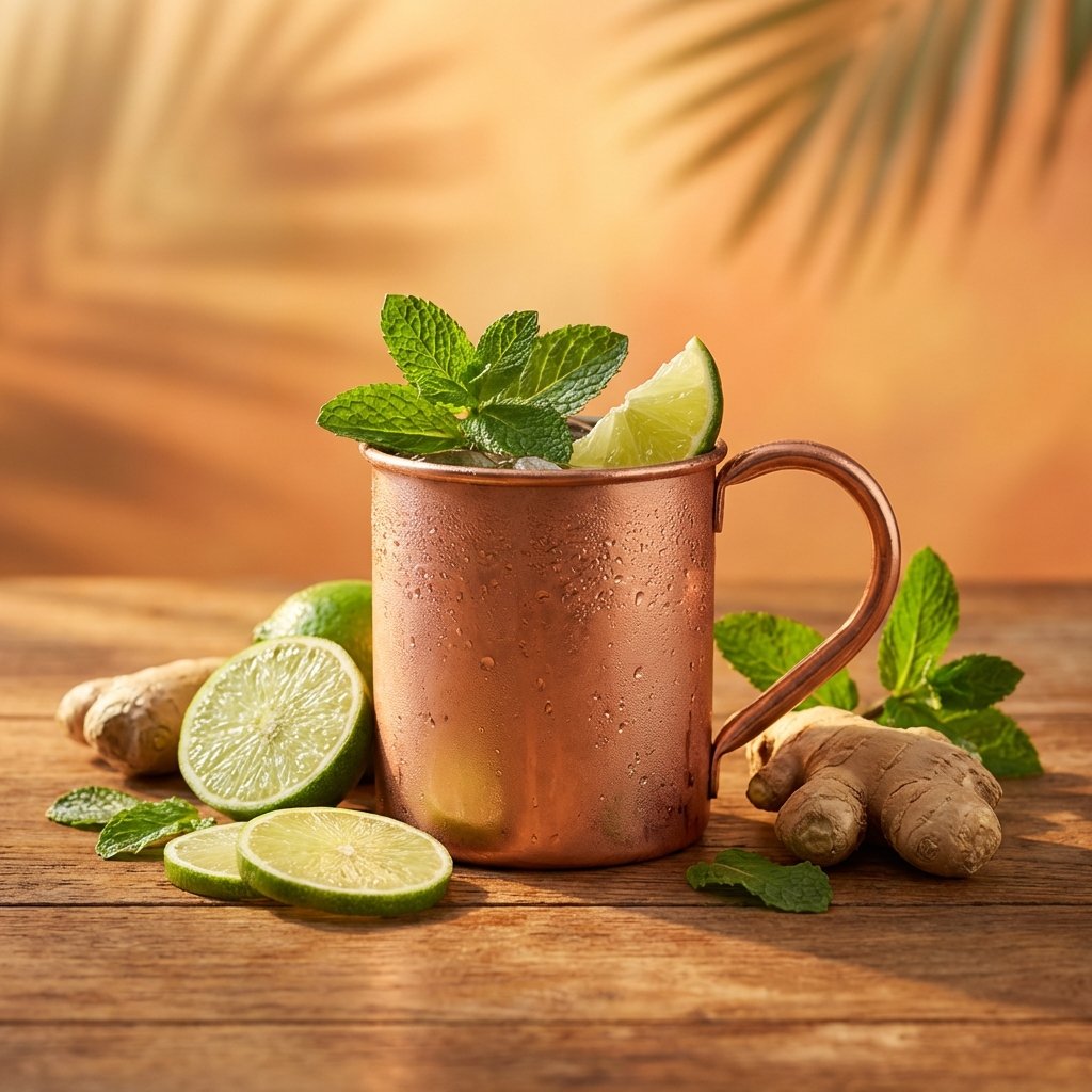 High-End Cocktail Visual Marketing Prompt AI image template preview