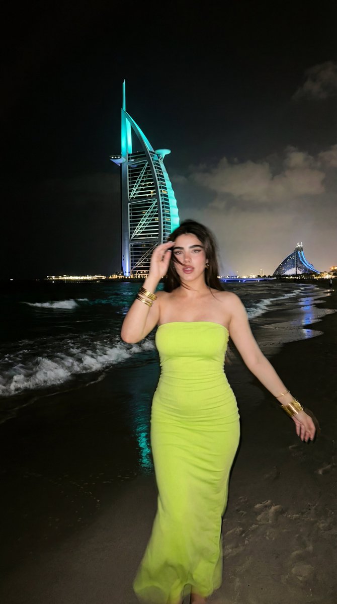 Realistic Instagram Photo of Burj Al Arab AI image template preview